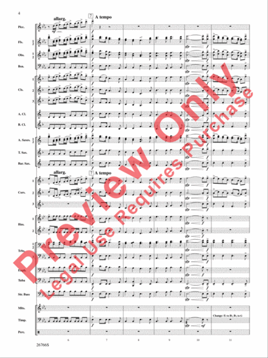 A Christmas Festival Concert Band scores gallery preview page 5