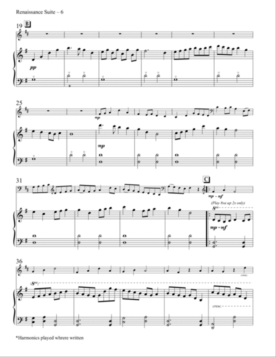 Renaissance Suite Renaissance Suite Horn scores gallery preview page 6