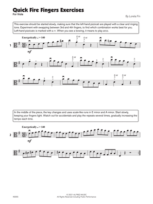 Quick Fire Fingers (Sound Innovations Soloist, Viola)