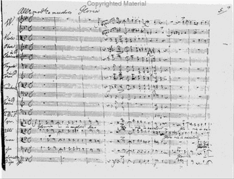 Mass in E flat major D 950 SATTB scores gallery preview page 2