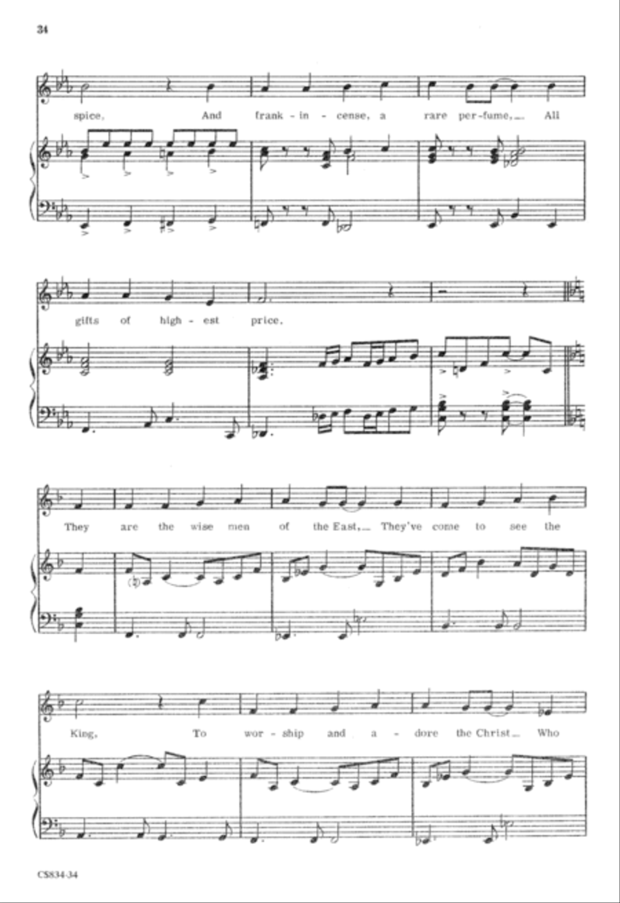 The Brightest Star Unison Choir scores gallery preview page 34