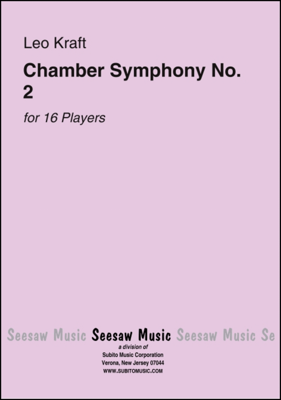 Chamber Symphony No. 2
