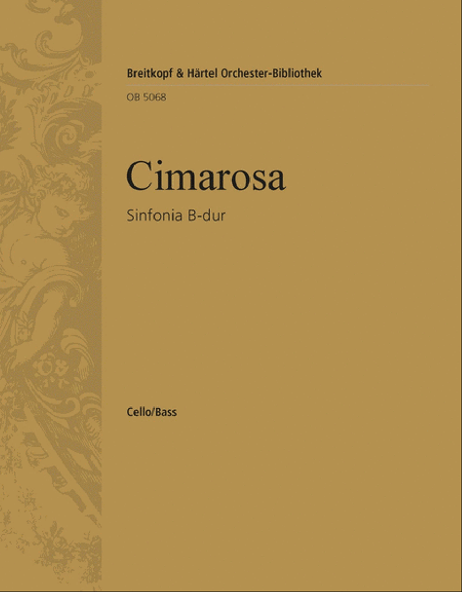 Sinfonia in Bb major Sinfonia in Bb major Orchestra scores gallery preview page 1