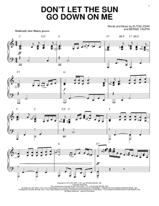 Book cover for Don't Let The Sun Go Down On Me [Jazz version] (arr. Brent Edstrom)