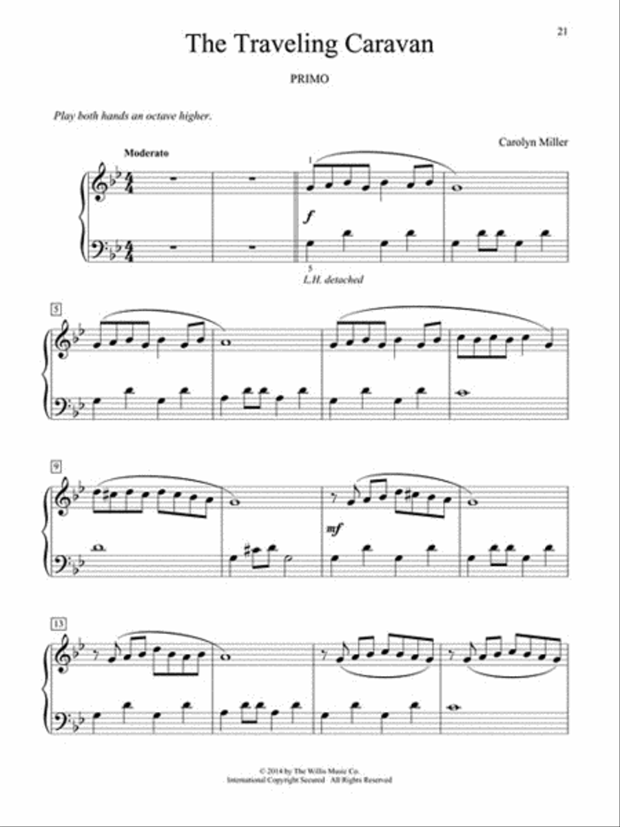 5 Easy Duets 5 Easy Duets Easy Piano scores gallery preview page 6