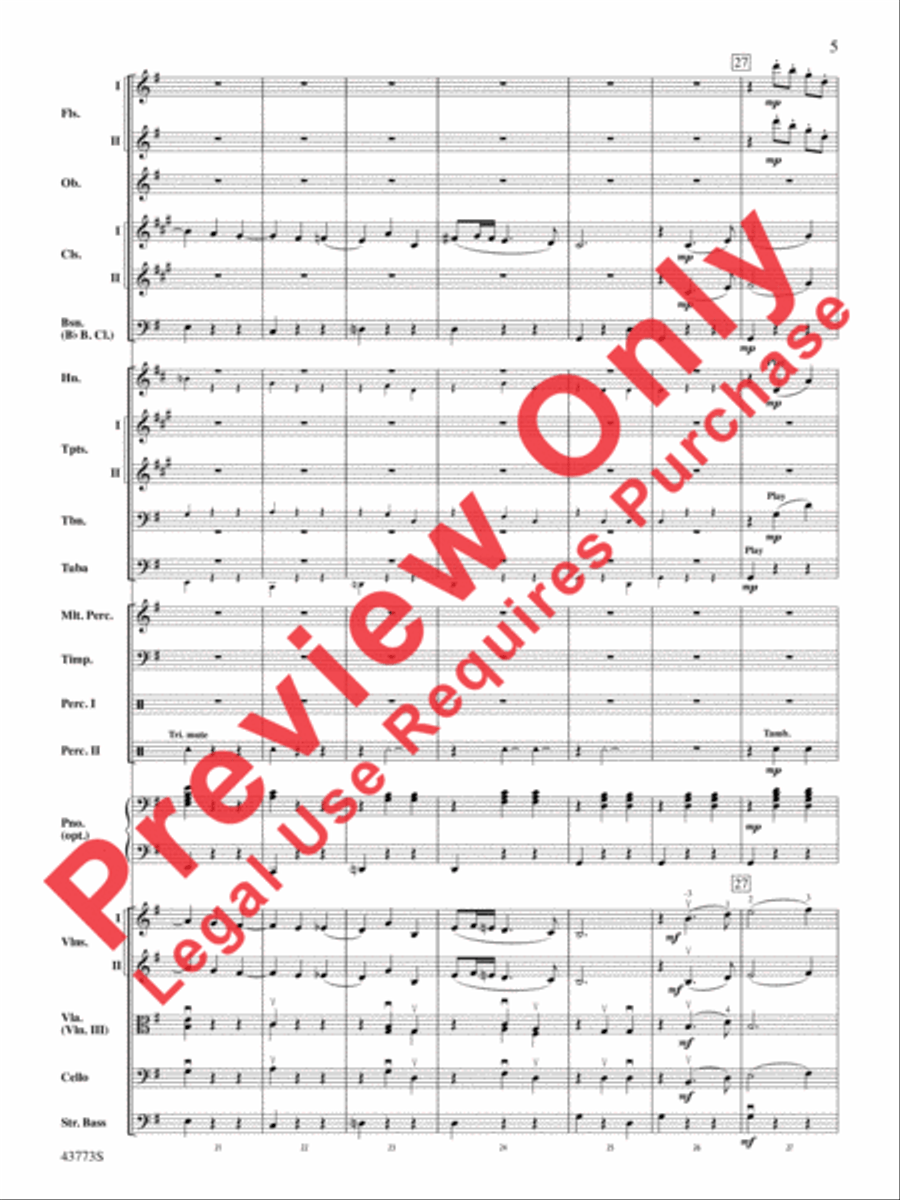 The Beautiful Galatea Full Orchestra scores gallery preview page 6