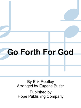 Go Forth for God