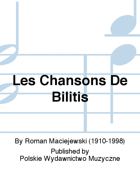 Les Chansons De Bilitis