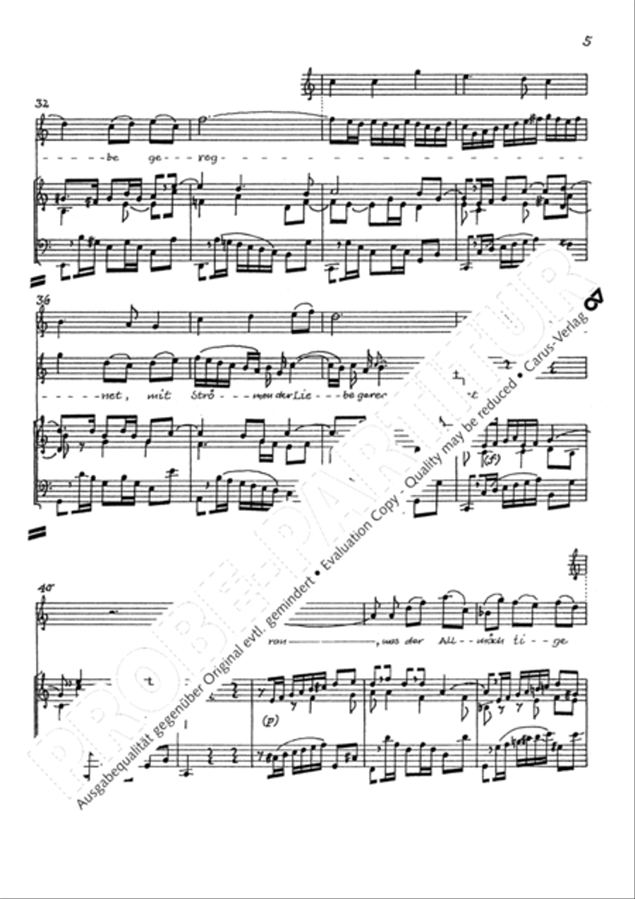 Praise ye, Almighty God, King and our ruler exalted (Lobe den Herren, den machtigen Konig) Tenor Voice scores gallery preview page 10