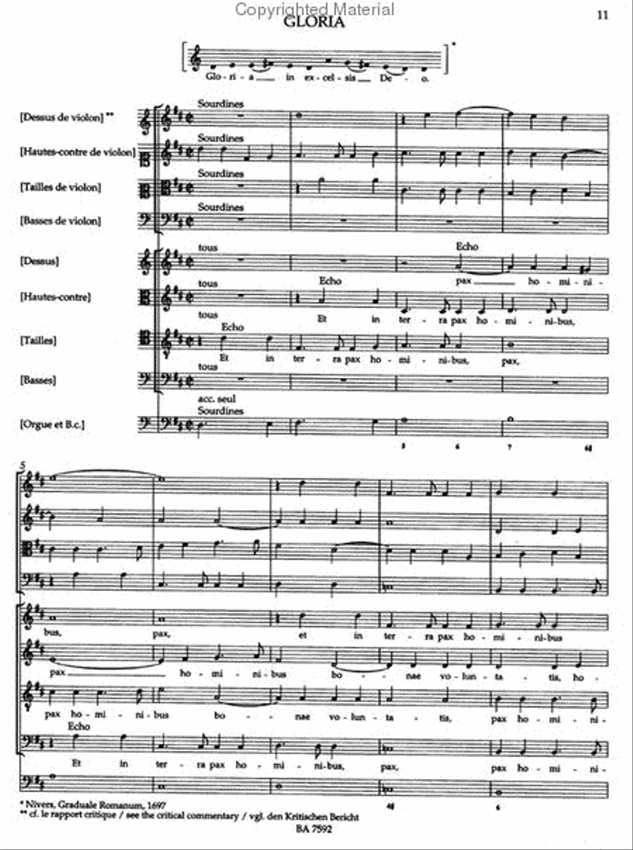 Messe de Minuit pour Noël H 9 Double Bass scores gallery preview page 2