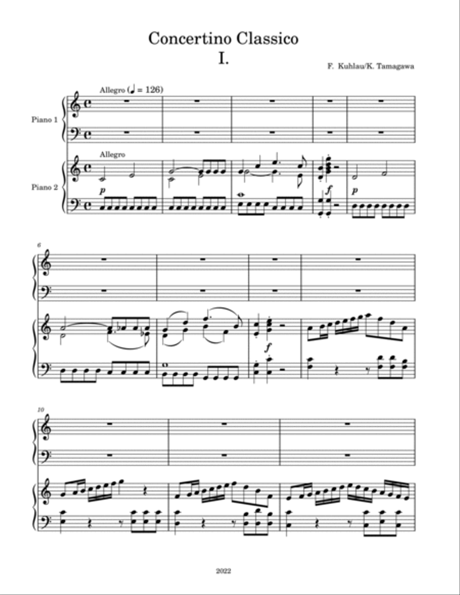Concertino Classico Piano Solo scores gallery preview page 3