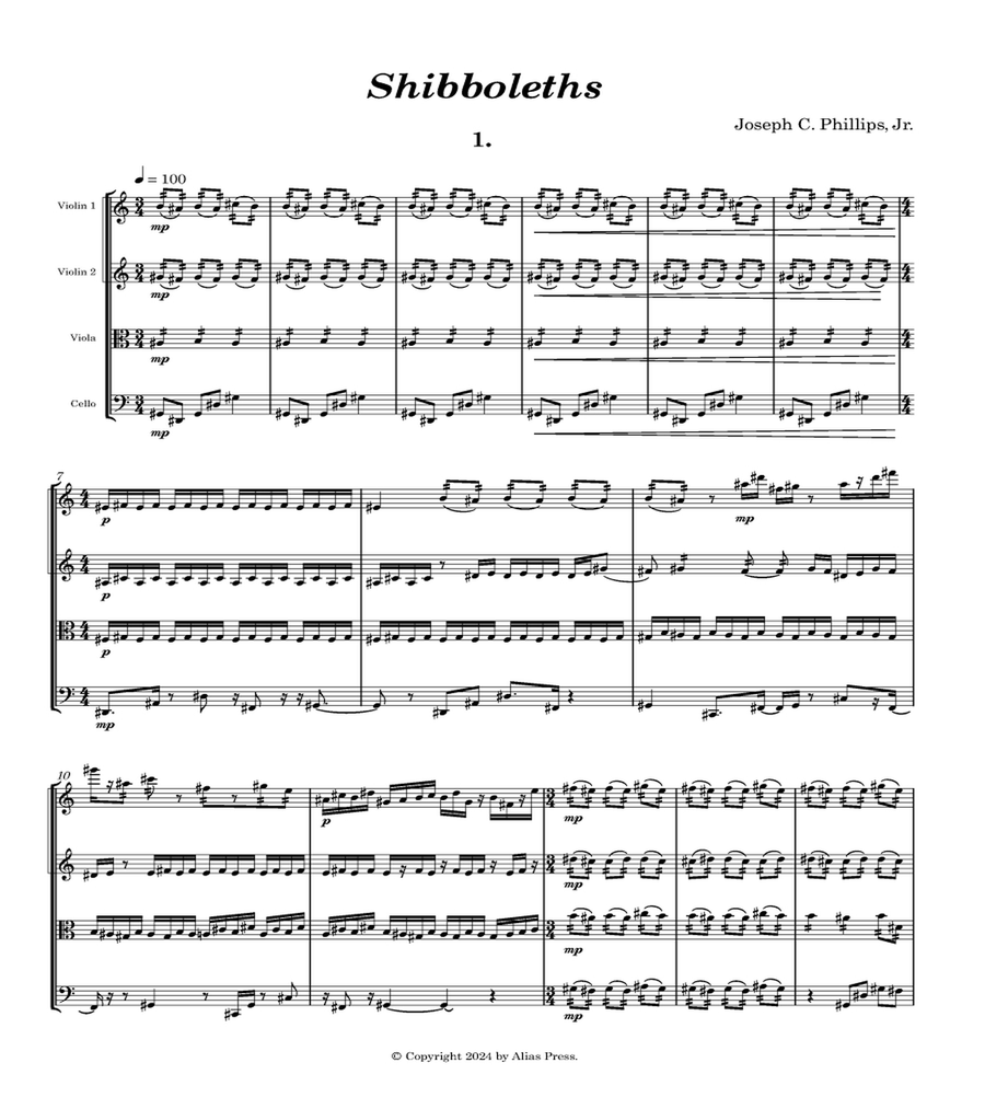Shibboleths Chamber Music scores gallery preview page 2