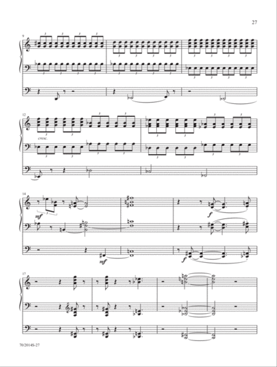 Visions from Scripture Organ Solo scores gallery preview page 11
