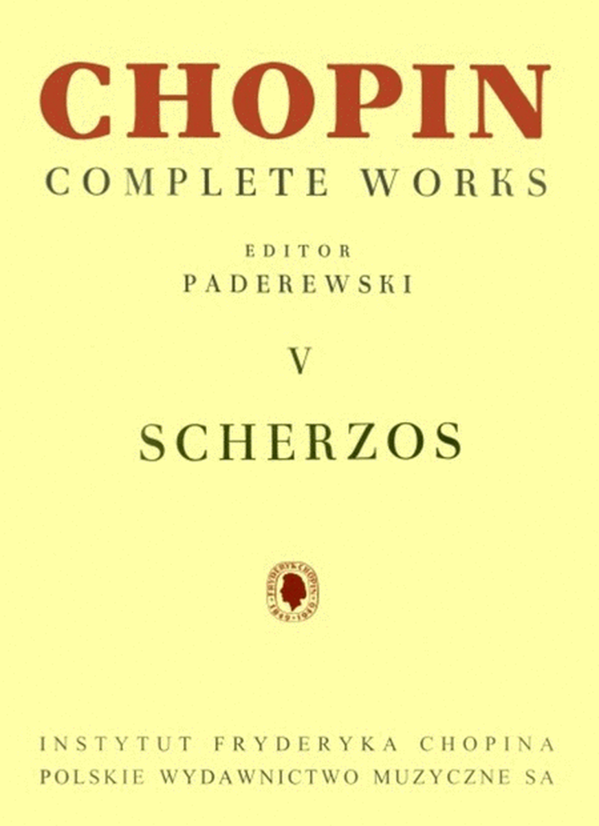 Chopin - Scherzos Ed Paderewski Cw V