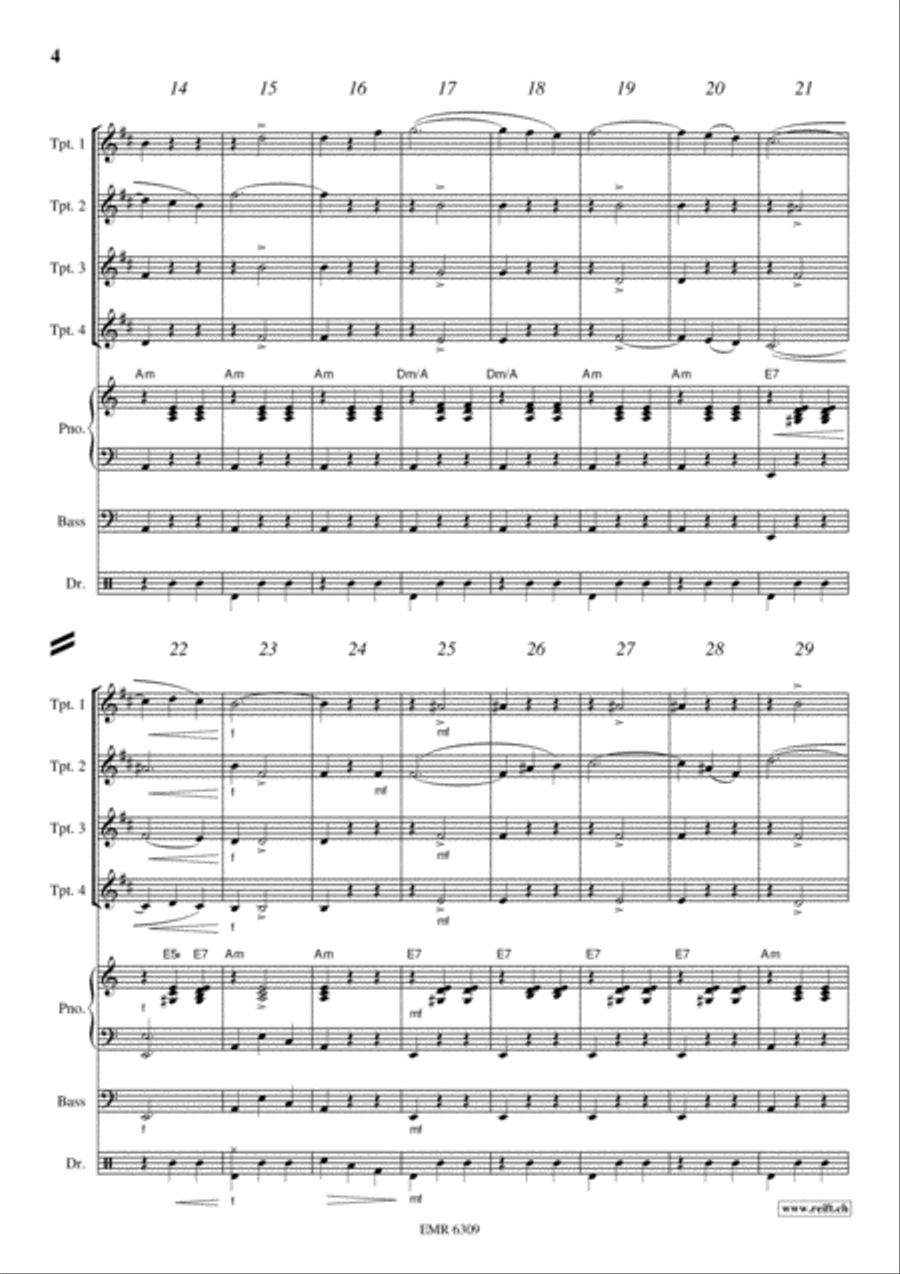 Donauwellen Trumpet scores gallery preview page 4