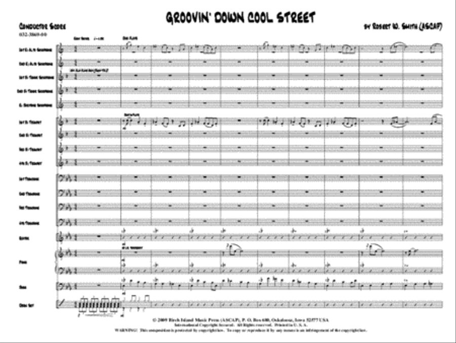 Groovin' Down Cool Street by Robert W. Smith Jazz Ensemble - Sheet Music page 2