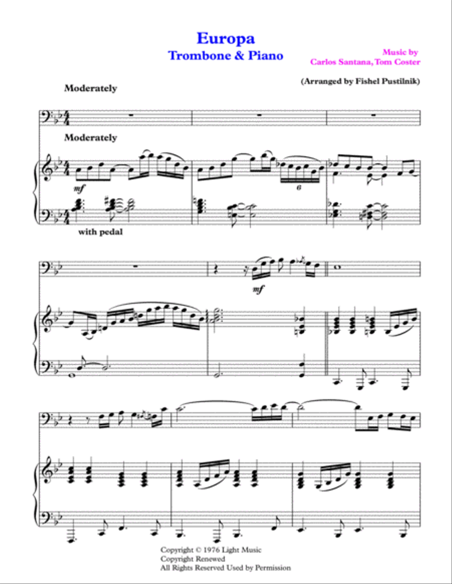 Europa Piano scores gallery preview page 2