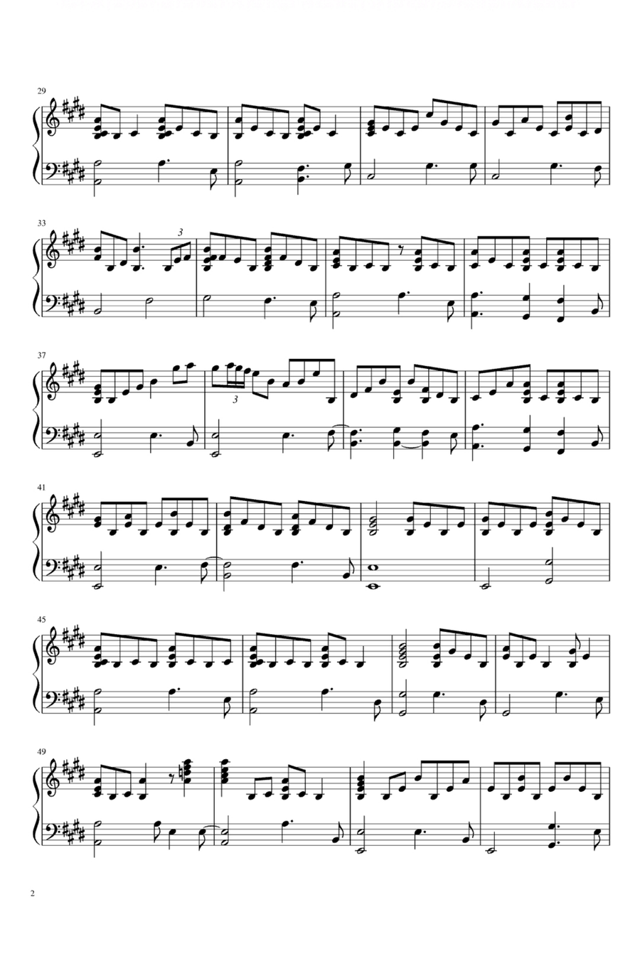 Candle In The Wind Candle In The Wind Easy Piano scores gallery preview page 2