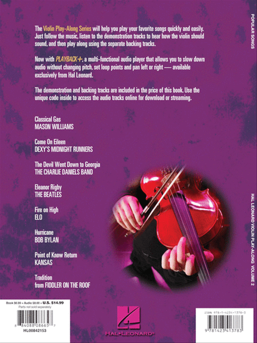 Popular Songs Violin scores gallery preview page 5