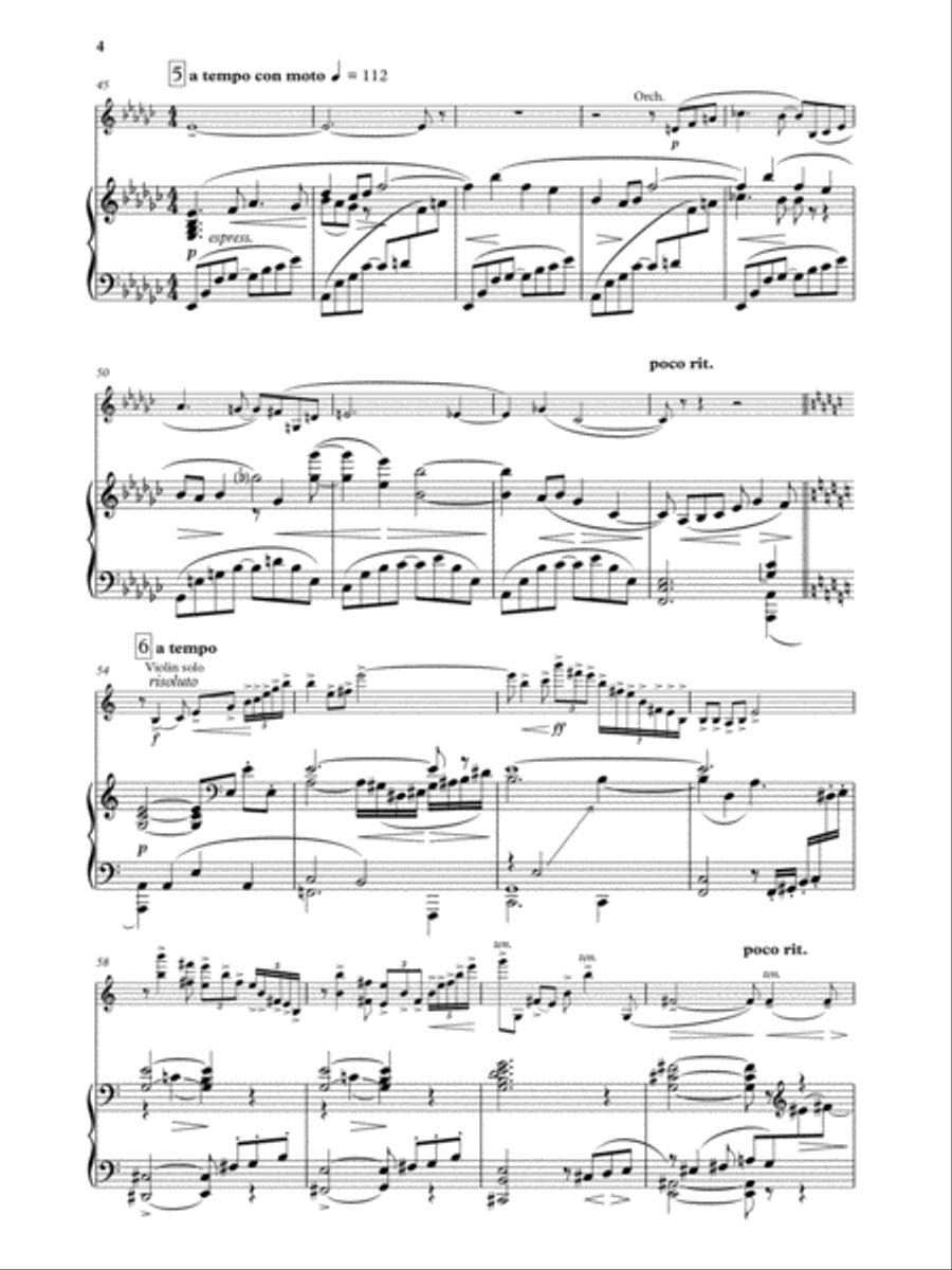 Violin Concerto Violin Solo scores gallery preview page 5