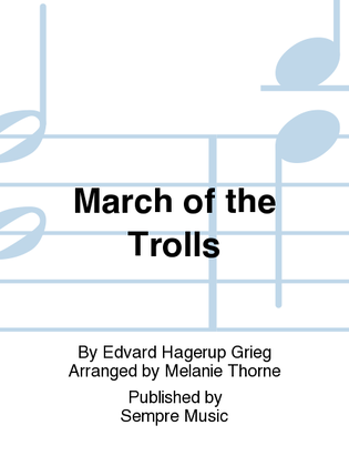 Book cover for March of the Trolls