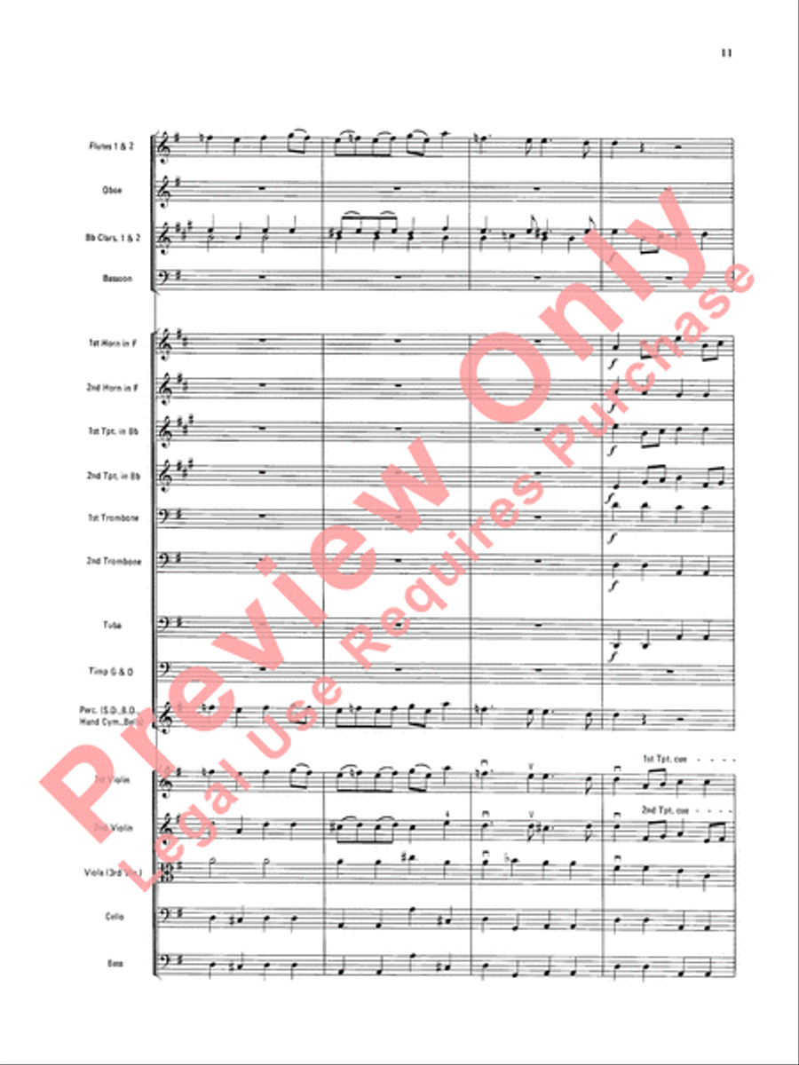 Rondeau (Theme from Masterpiece Theatre) Full Orchestra scores gallery preview page 14