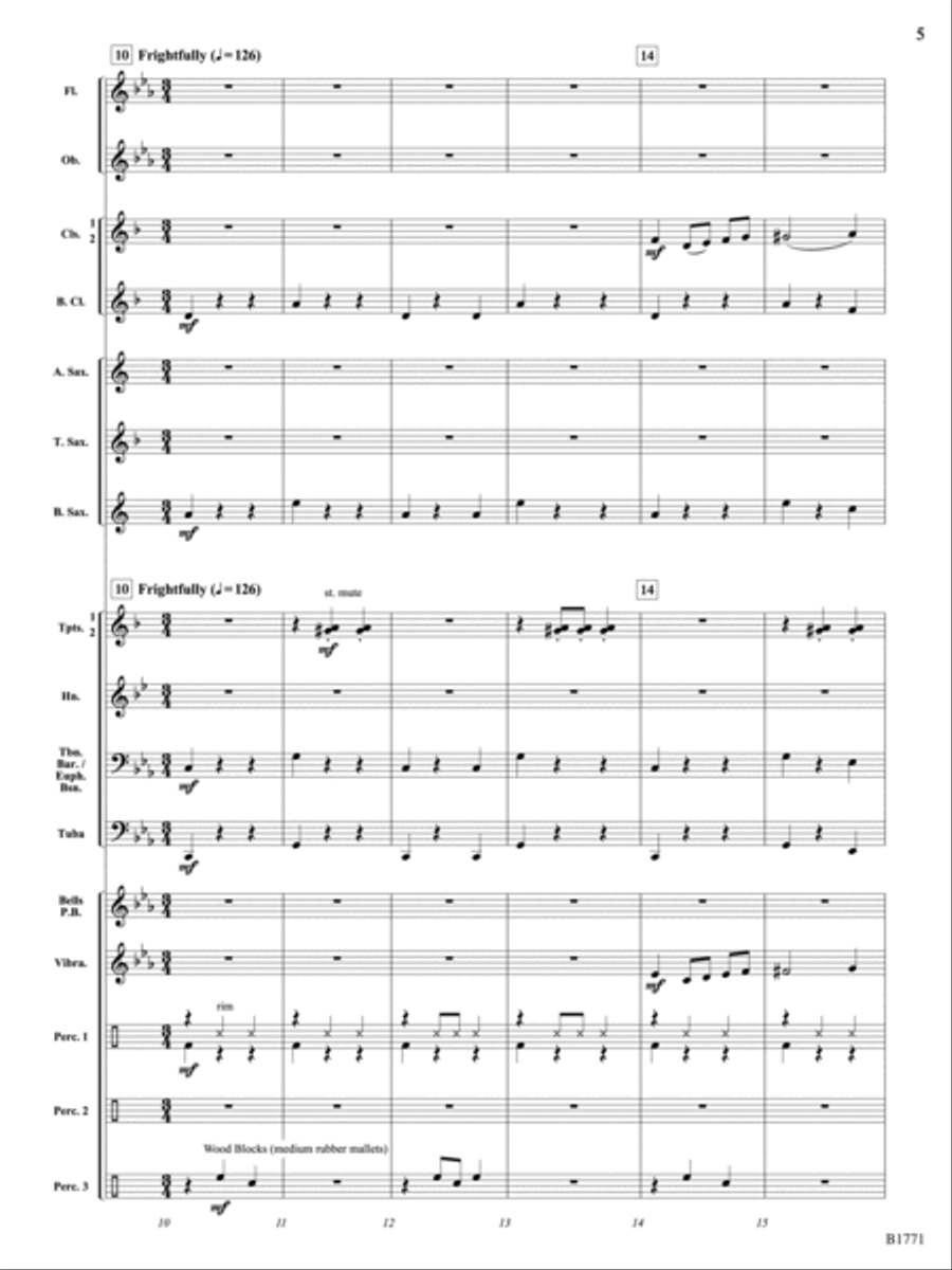 Abandoned Toy Shop: Score Concert Band scores gallery preview page 5