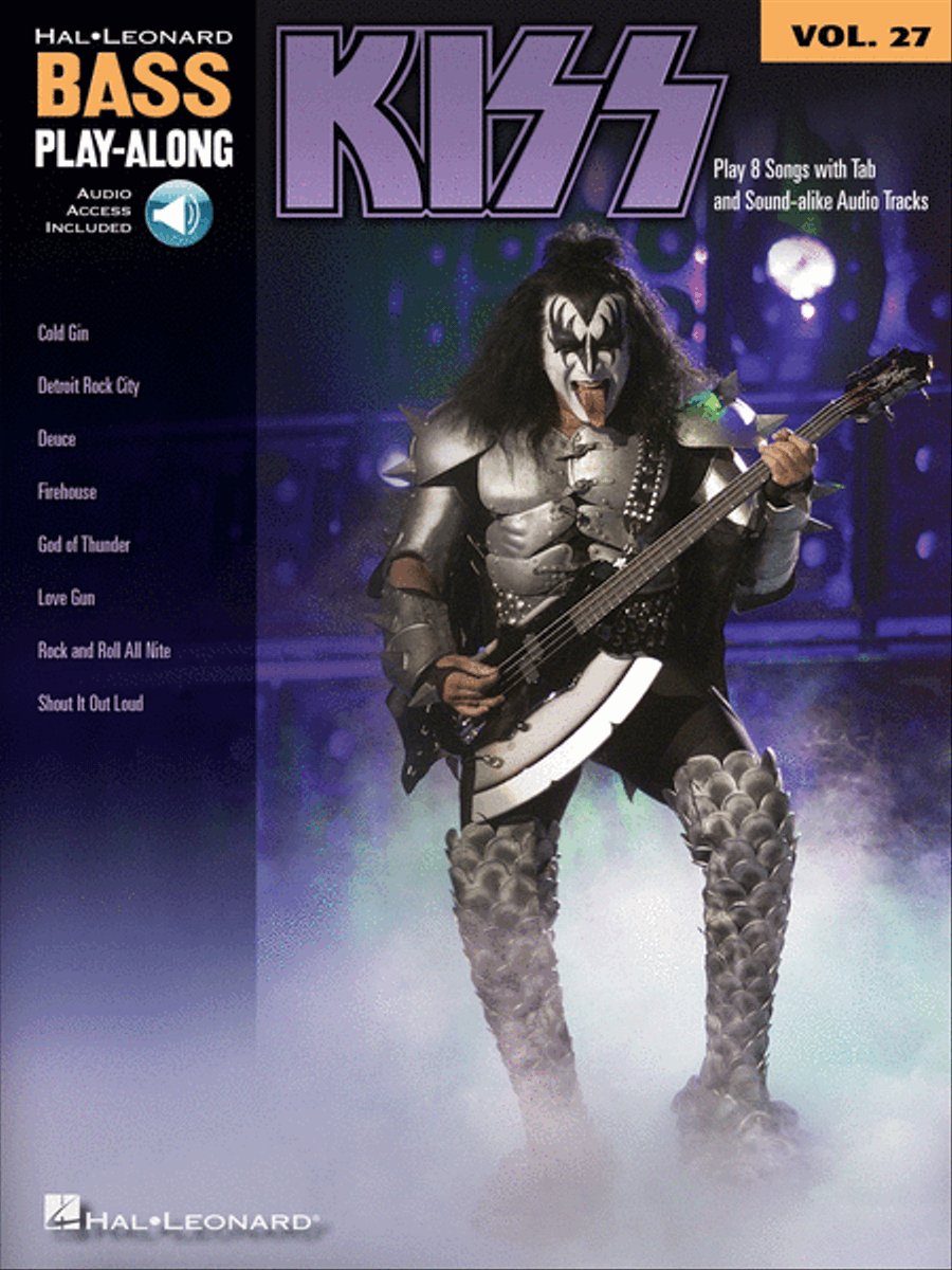 Kiss (Bass Play-Along Volume 27)