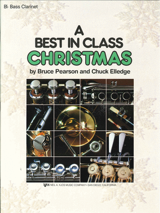 Book cover for A Best in Class Christmas - Bb Bass Clarinet