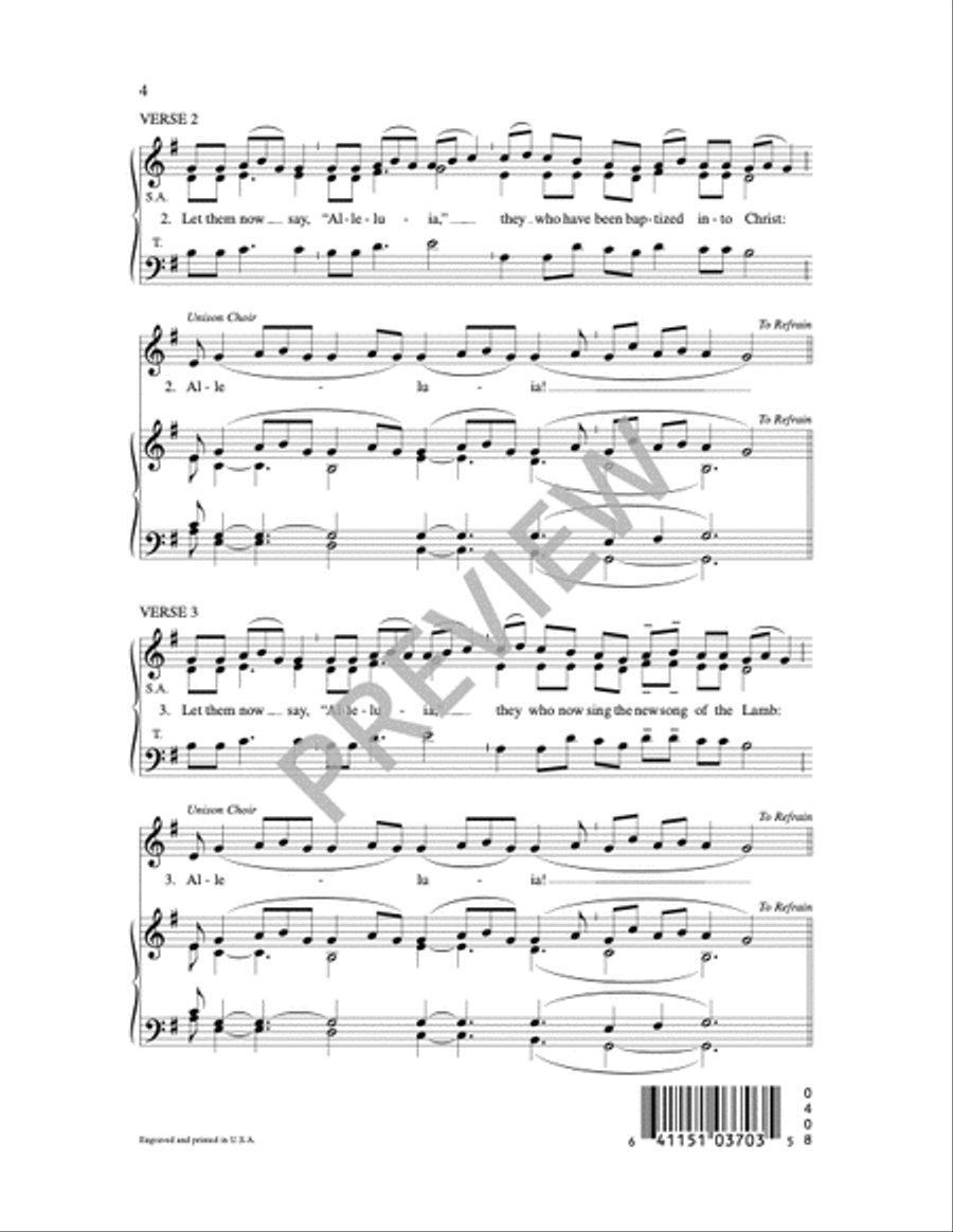 Alleluia! Christ is Truly Risen Sacred scores gallery preview page 5