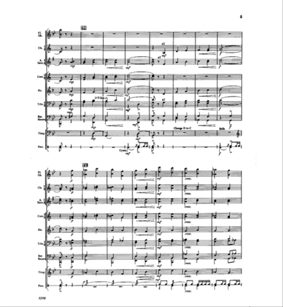 Command March Concert Band scores gallery preview page 5