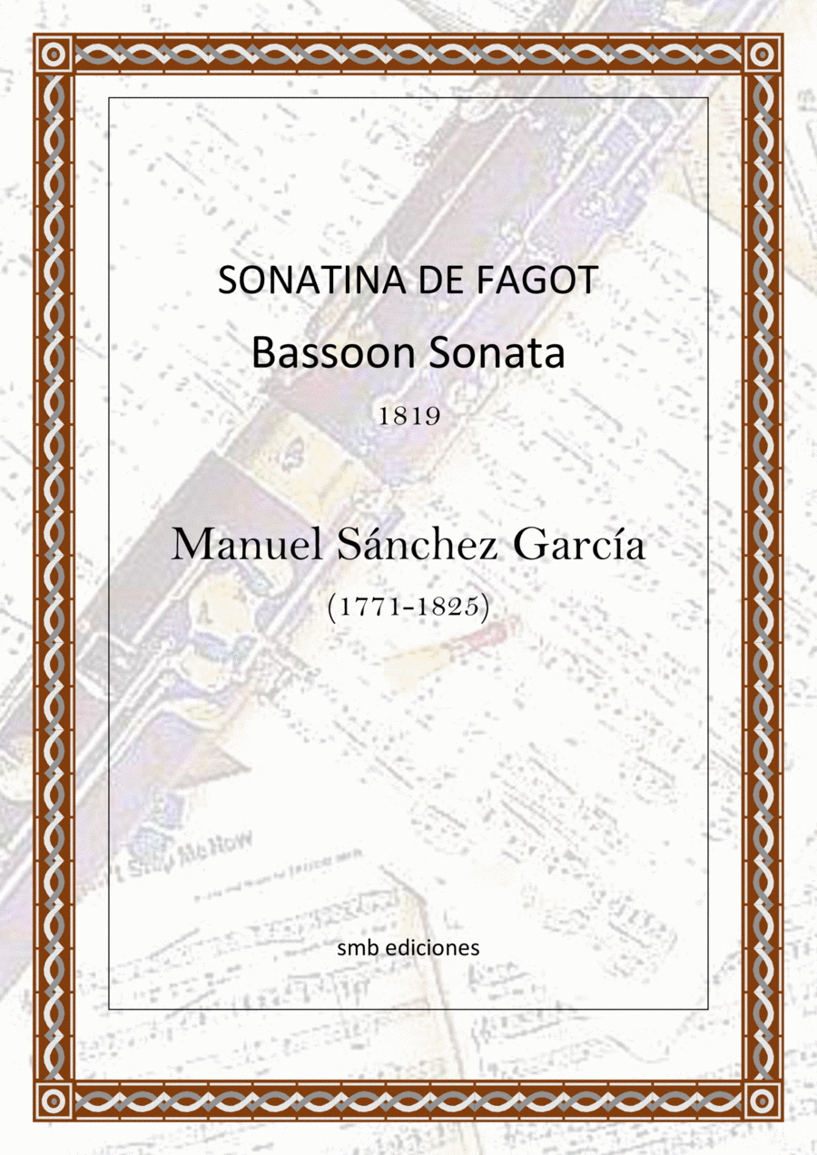 Sonata para fagot de Manuel Sanchez Garcia Small Ensemble scores gallery preview page 1