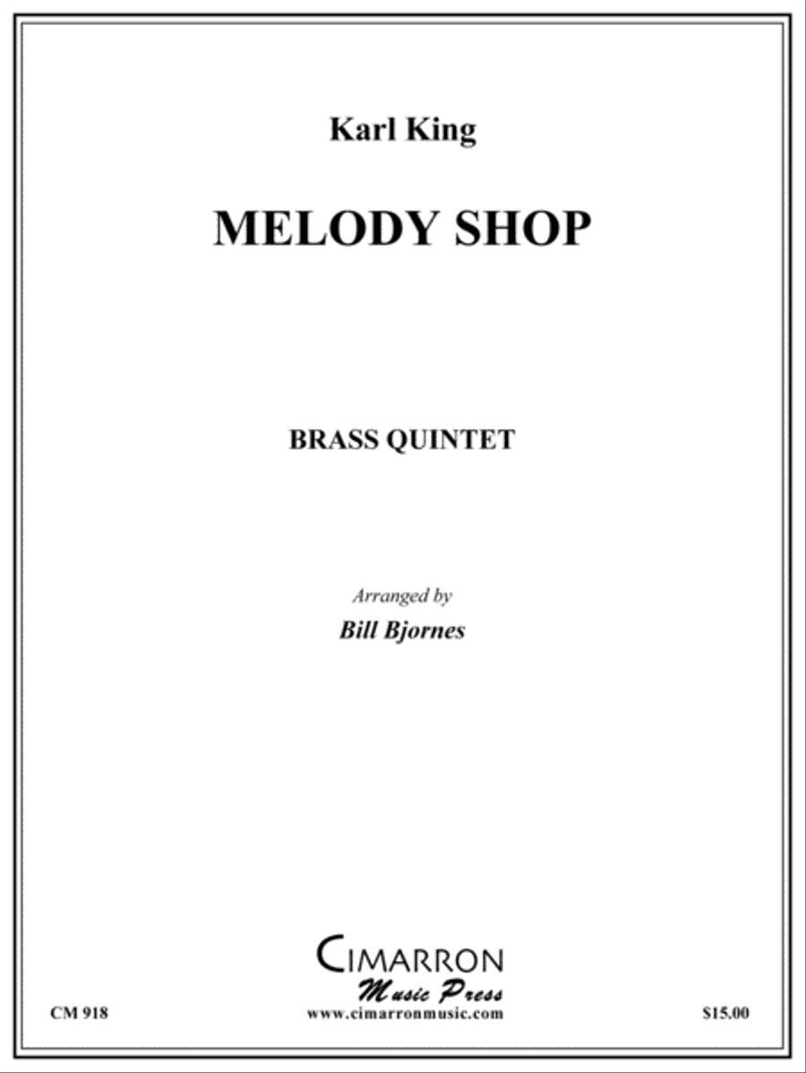 Melody Shop March Melody Shop March Brass Quintet scores gallery preview page 1