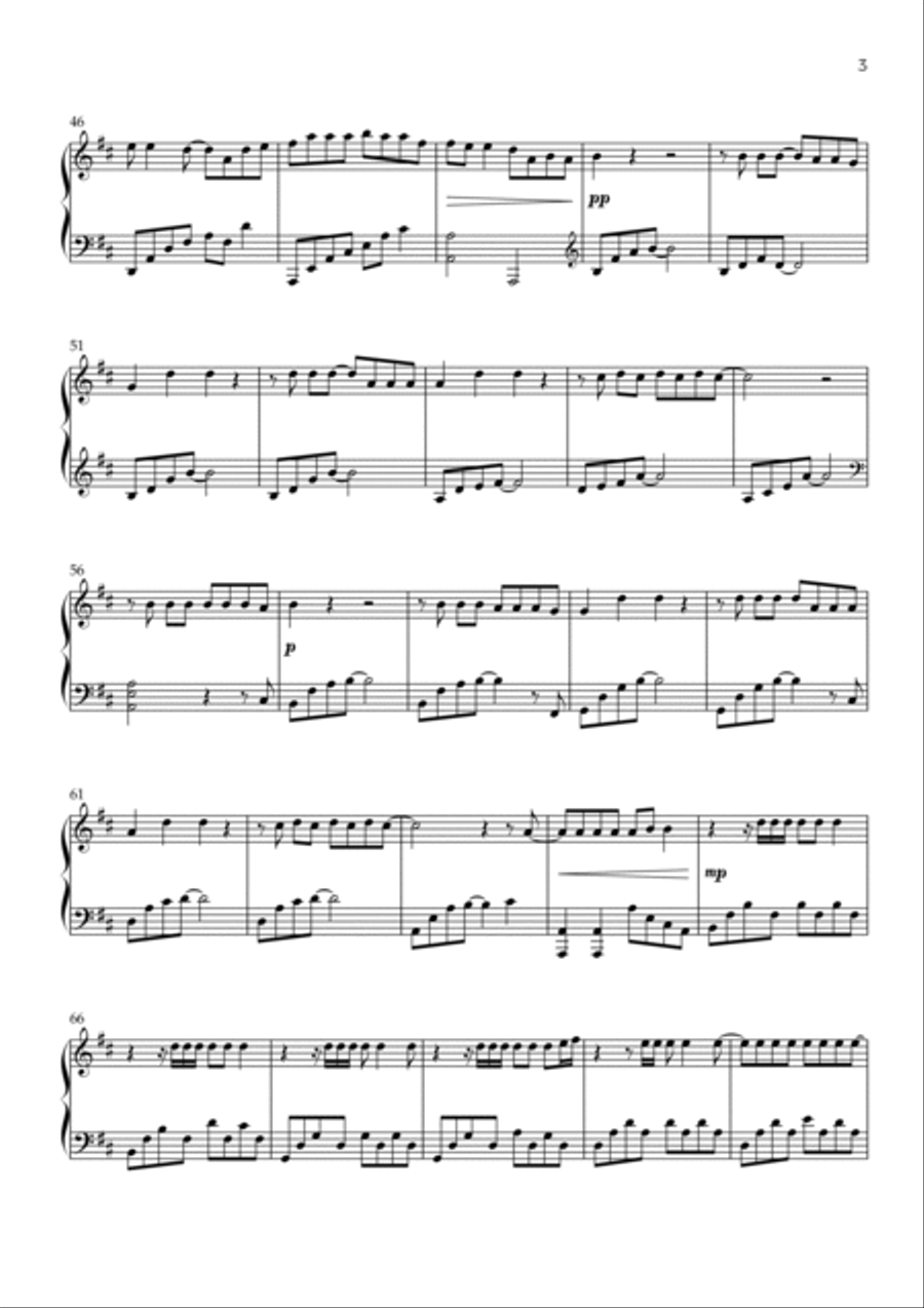 Shivers Piano Solo scores gallery preview page 3