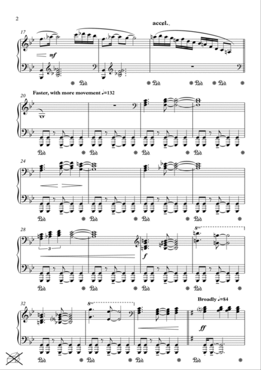 Beth Beth Piano Solo scores gallery preview page 2
