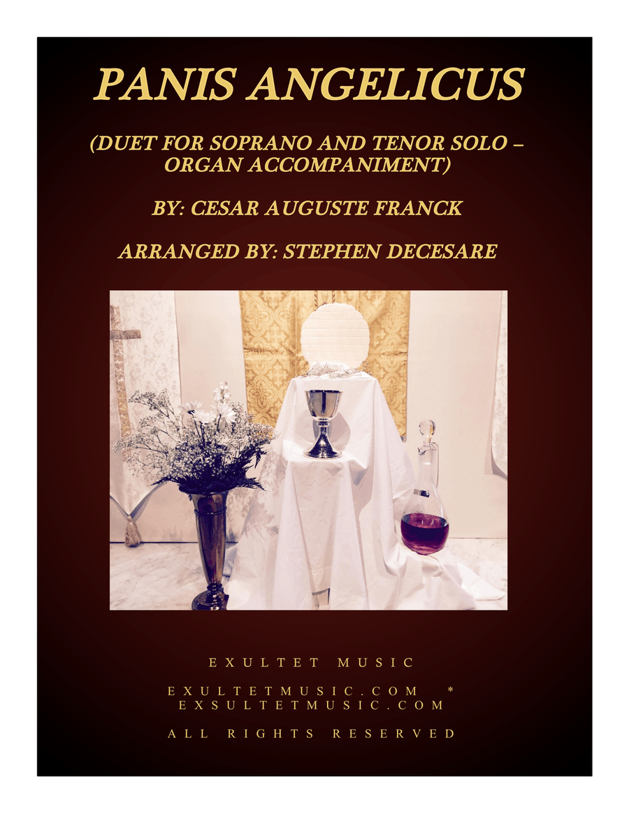 Panis Angelicus (Duet for Soprano and Tenor Solo - Organ Accompaniment) Panis Angelicus (Duet for Soprano and Tenor Solo - Organ Accompaniment) Tenor Voice scores gallery preview page 1