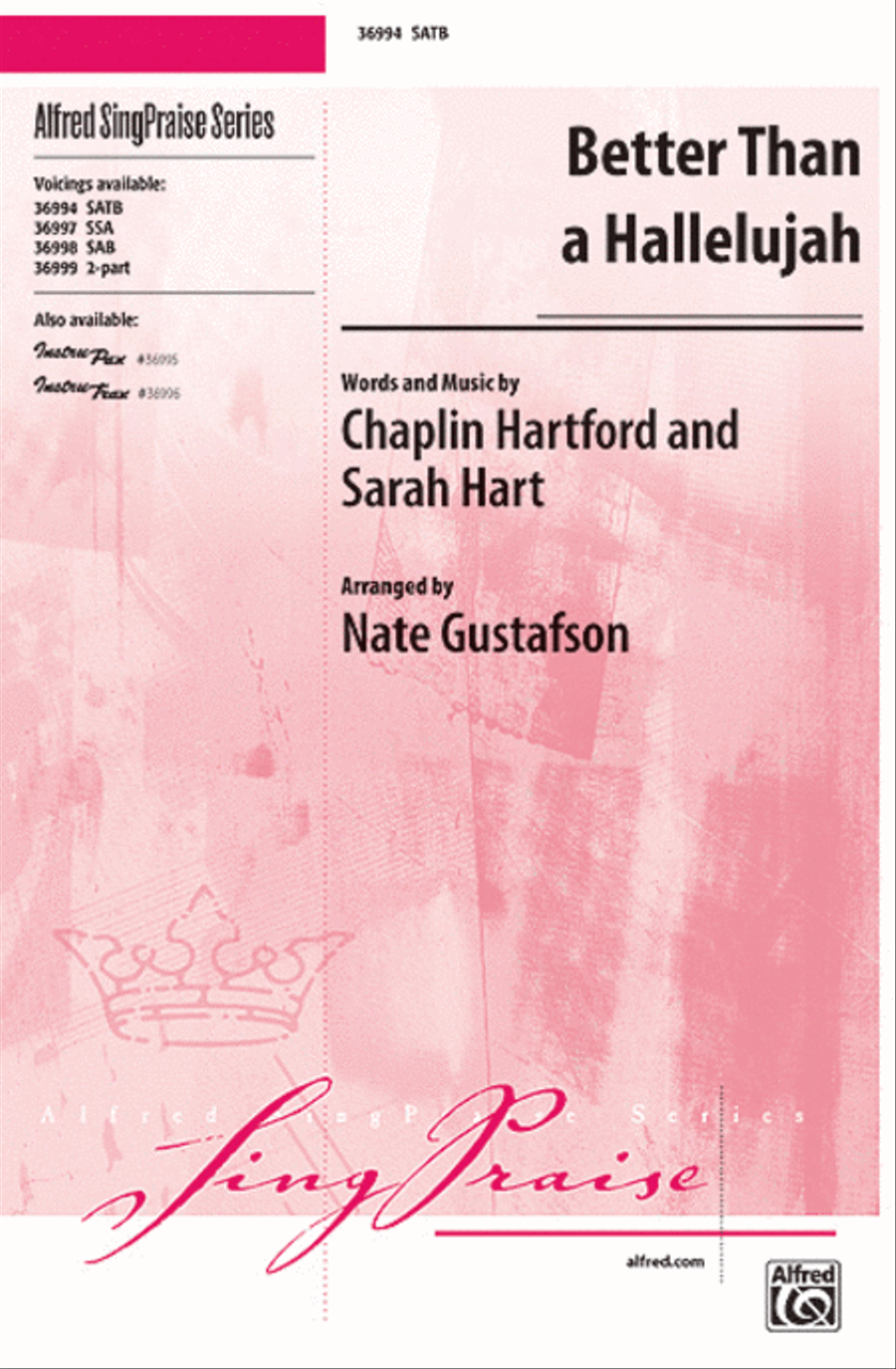 Better Than a Hallelujah Better Than a Hallelujah 4-Part scores gallery preview page 1