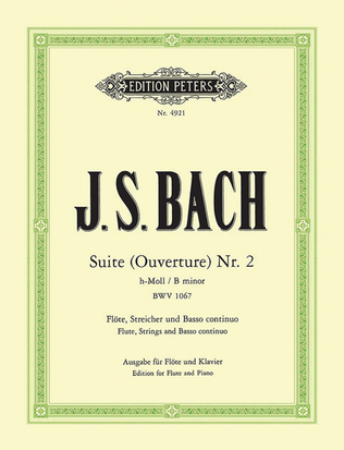 Book cover for Orchestral Suite (Overture) No. 2 in B minor BWV 1067 (Ed. for Flute and Piano)
