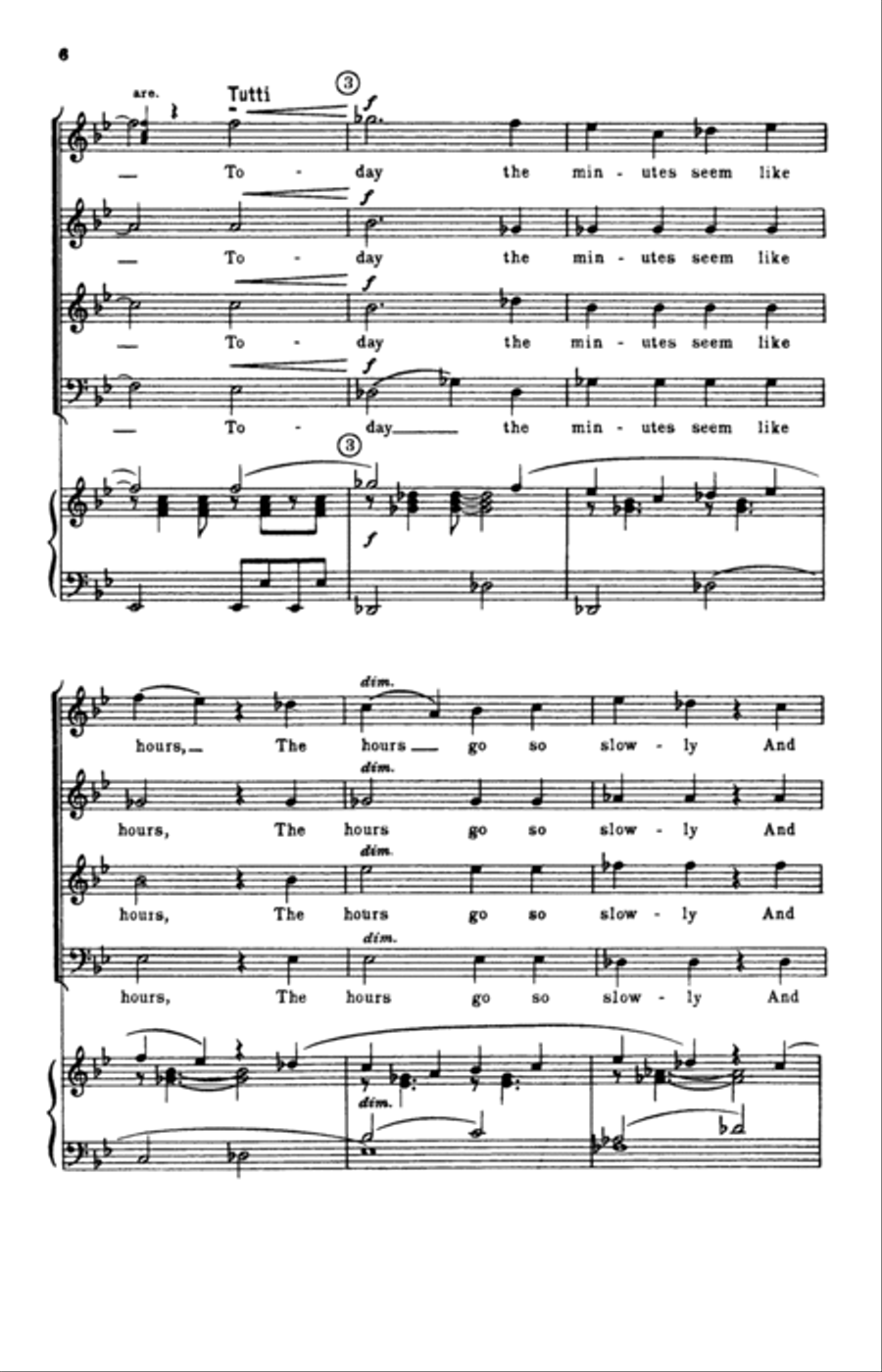 Choral Medley from West Side Story (arr. William Stickles) 4-Part scores gallery preview page 4