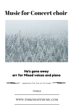Book cover for He's Gone away (Appalachian folk tune)