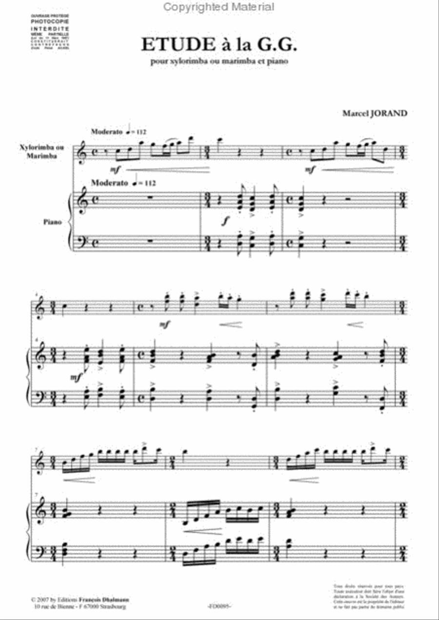Etude à la G.G. Piano scores gallery preview page 2