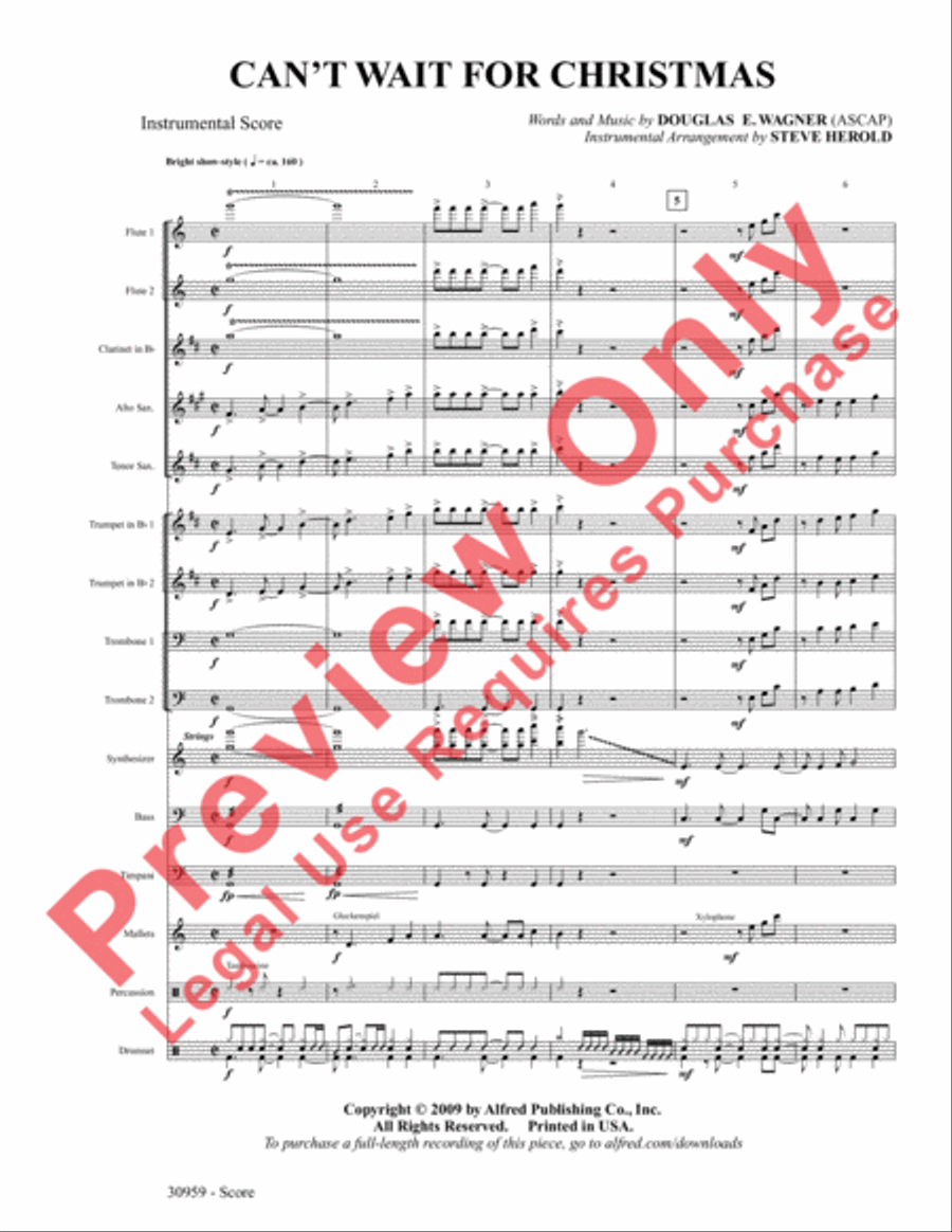 Can't Wait for Christmas Choir scores gallery preview page 2