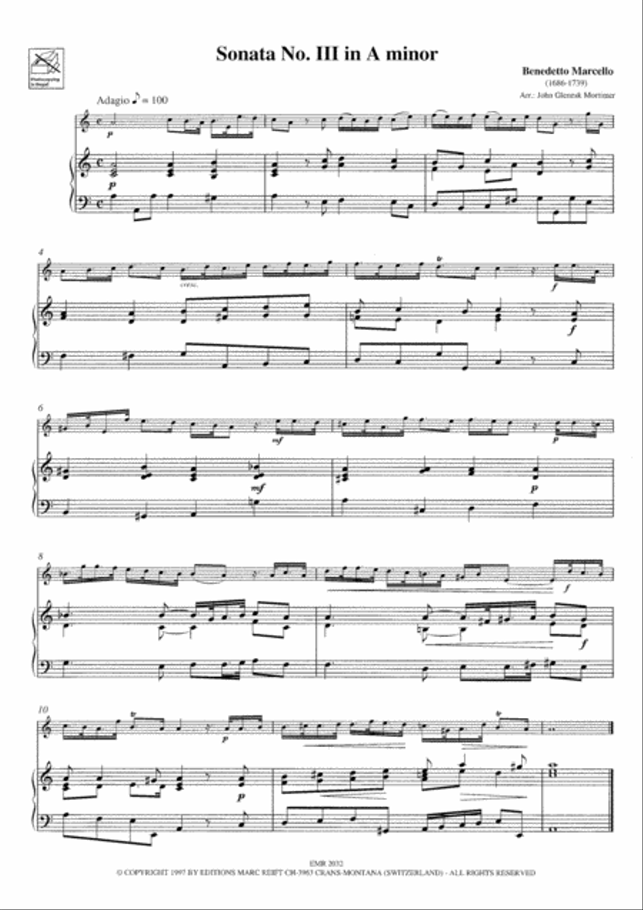 Sonata No. 3 Sonata No. 3 Tenor Saxophone scores gallery preview page 3