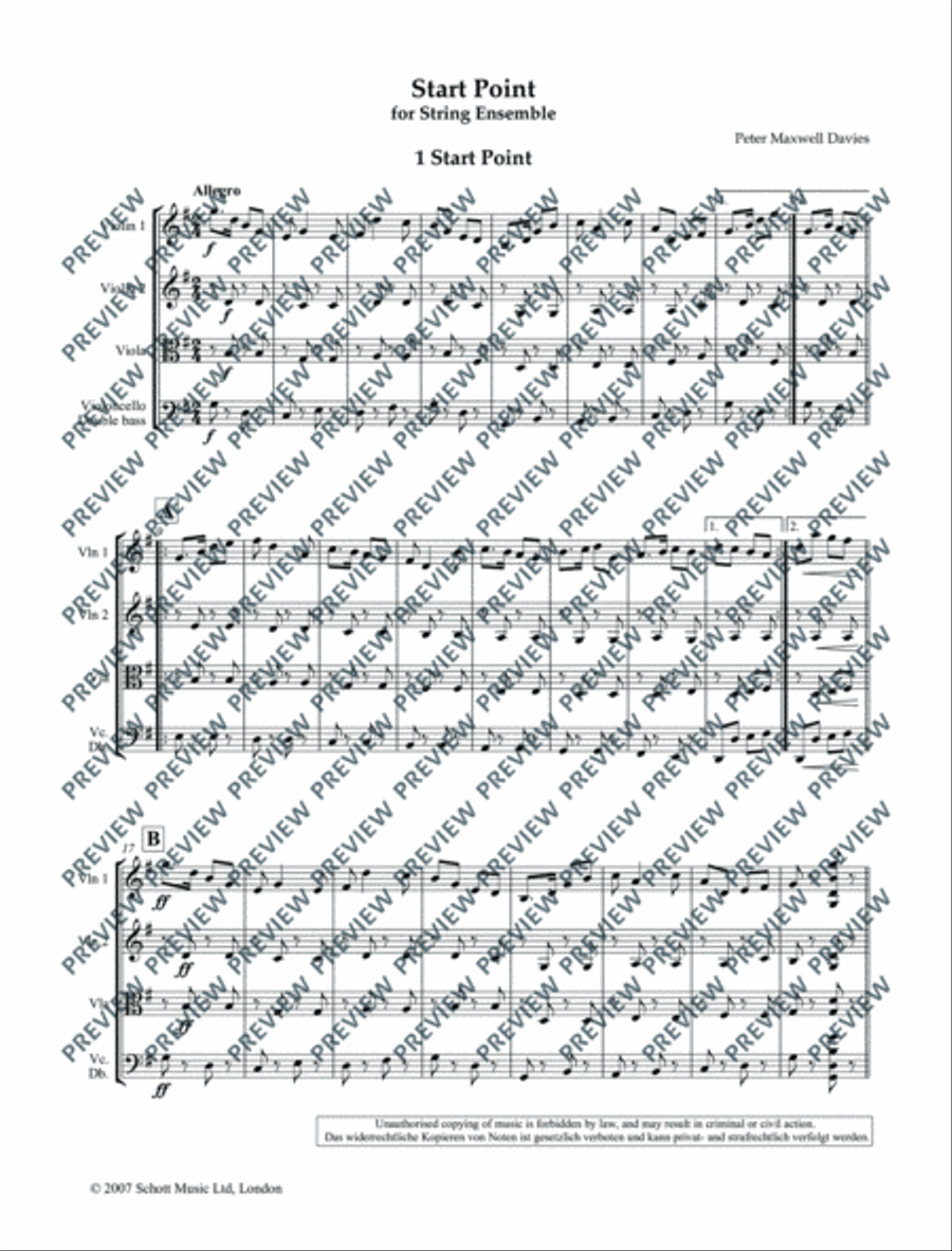 Start Point String Quartet scores gallery preview page 5
