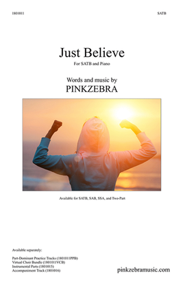 Book cover for Just Believe SSA