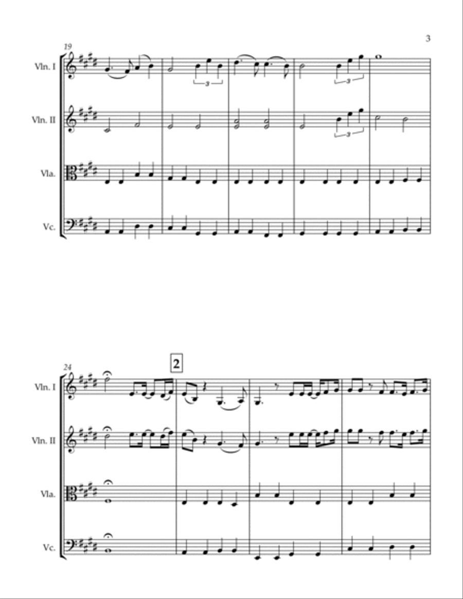 If Only String Quartet scores gallery preview page 3