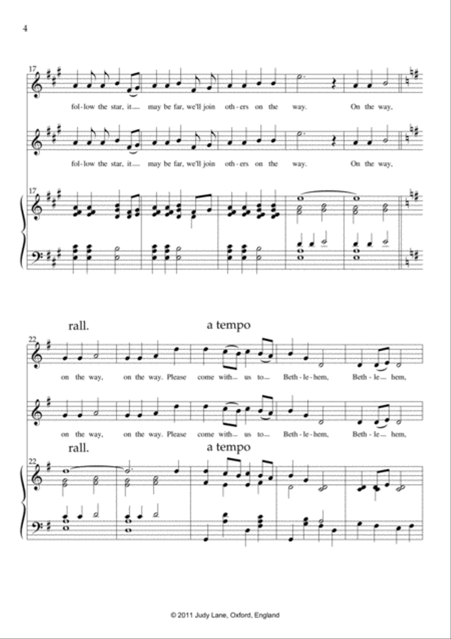 The Christmas Journey - A Christmas musical presentation for Elementary Schools 2-Part scores gallery preview page 5