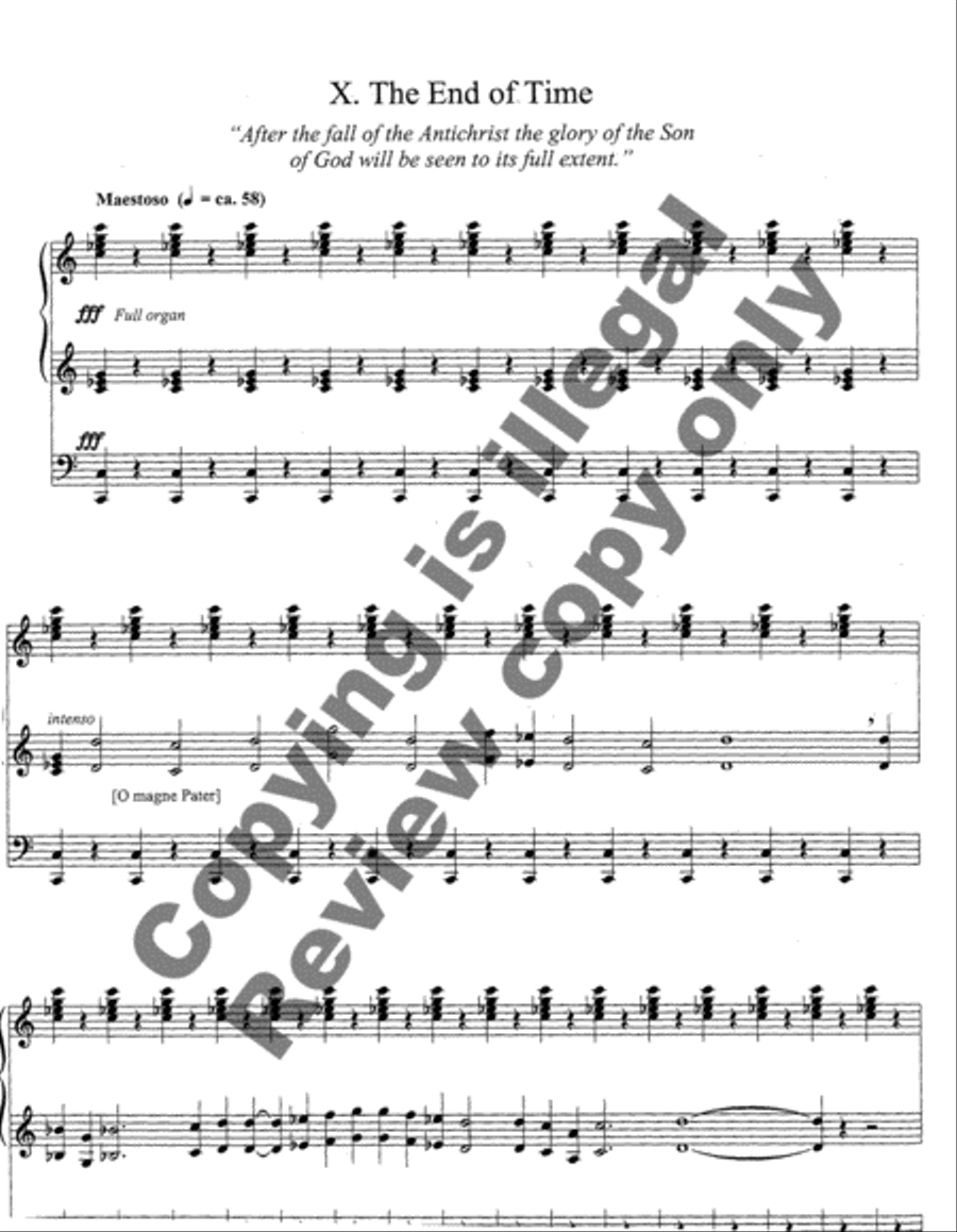 The Hildegard Organ Cycle (2nd Edition) Organ scores gallery preview page 6