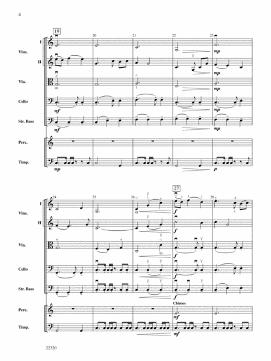 Westward Motion: Score Westward Motion: Score String Orchestra scores gallery preview page 4