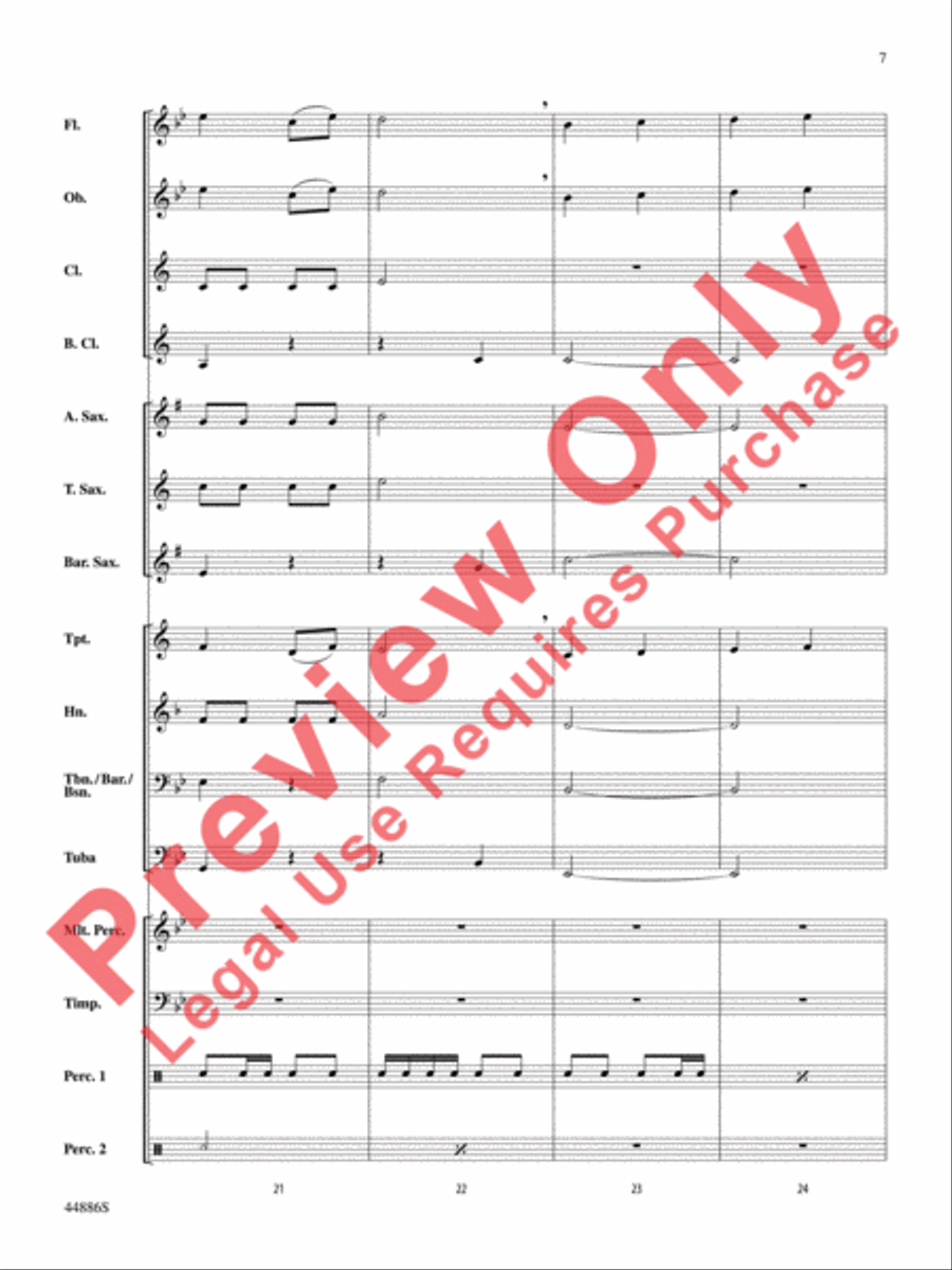 A Whole Lot of Christmas Concert Band scores gallery preview page 8